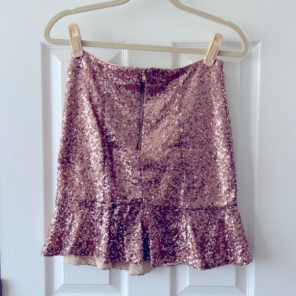 Nasty Gal pink sparkle skirt size small - Picture 3 of 10